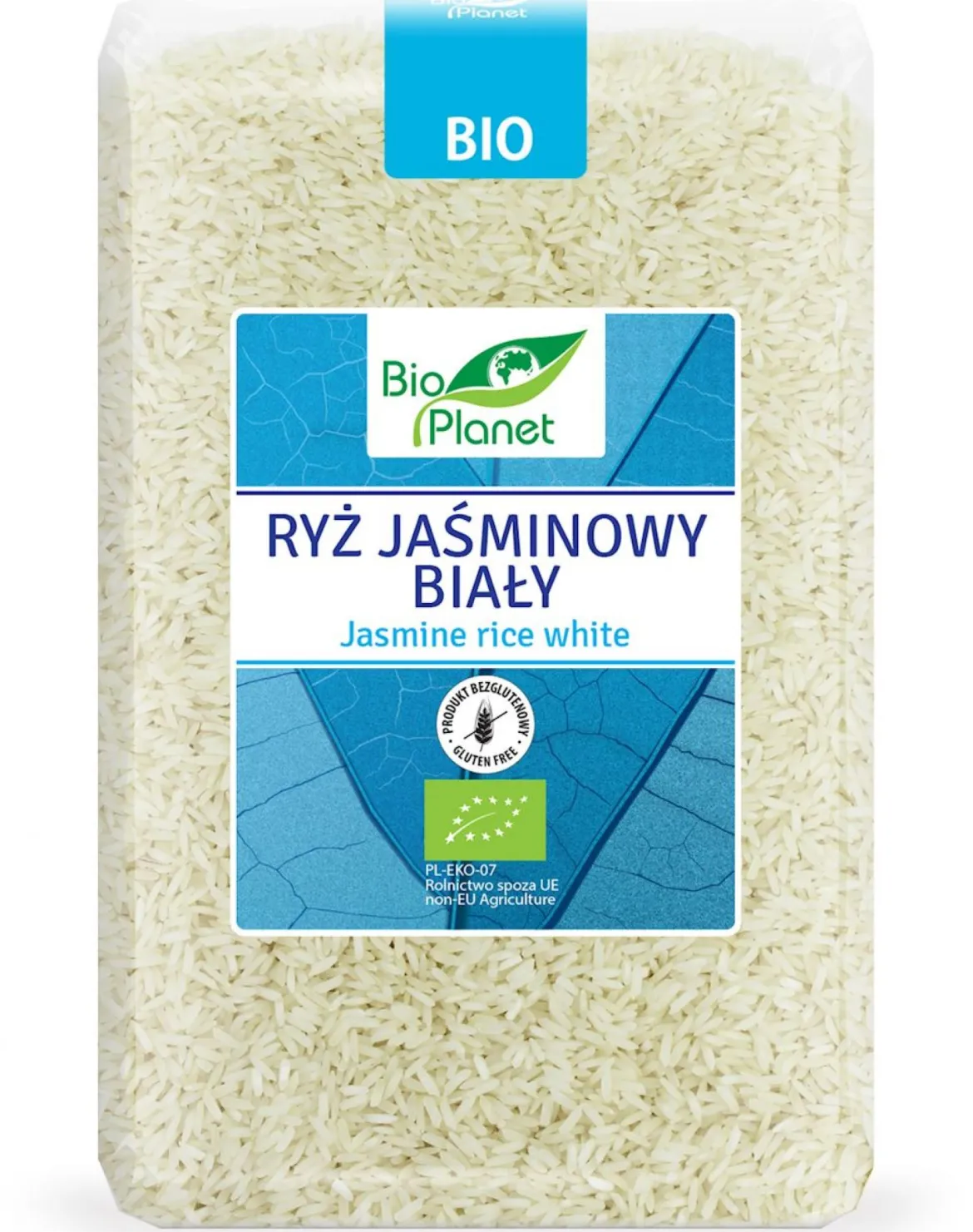 Ryż Jaśminowy Biały Bezglutenowy BIO 2kg Bio Planet