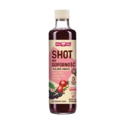 SHOT na odporność polskie owoce (róża, czarny bez, malina) 250ml Polska Róża