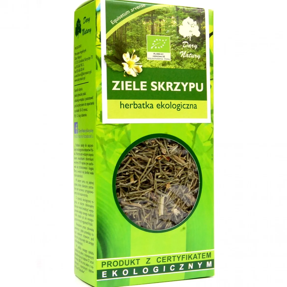Skrzyp ziele EKO 25g Dary Natury