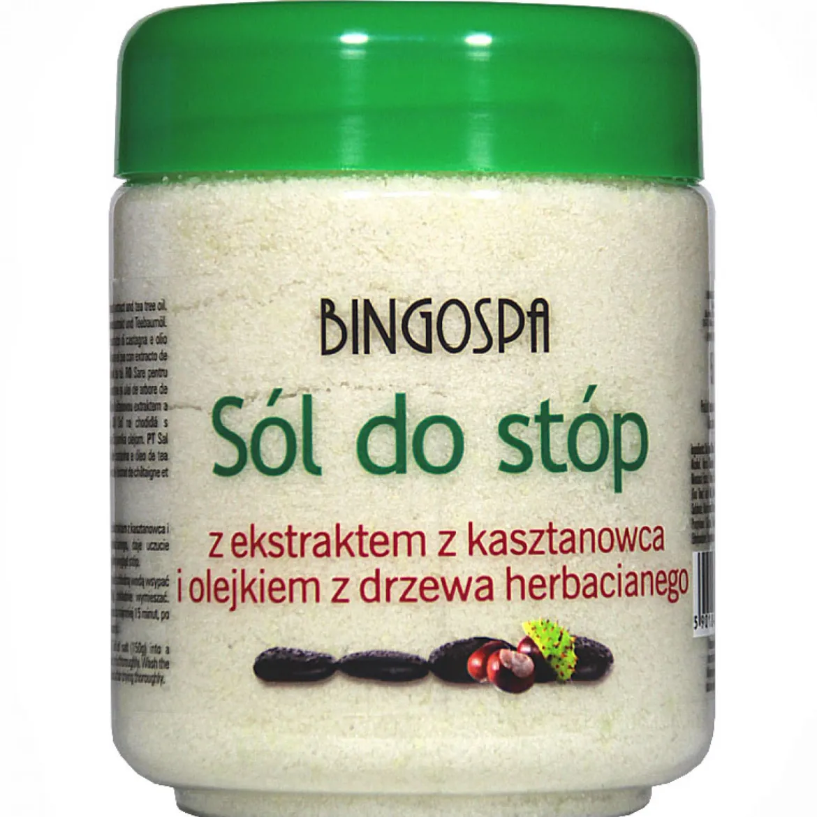 Sól do stóp z ekstraktem z kasztanowca 550g BingoSpa