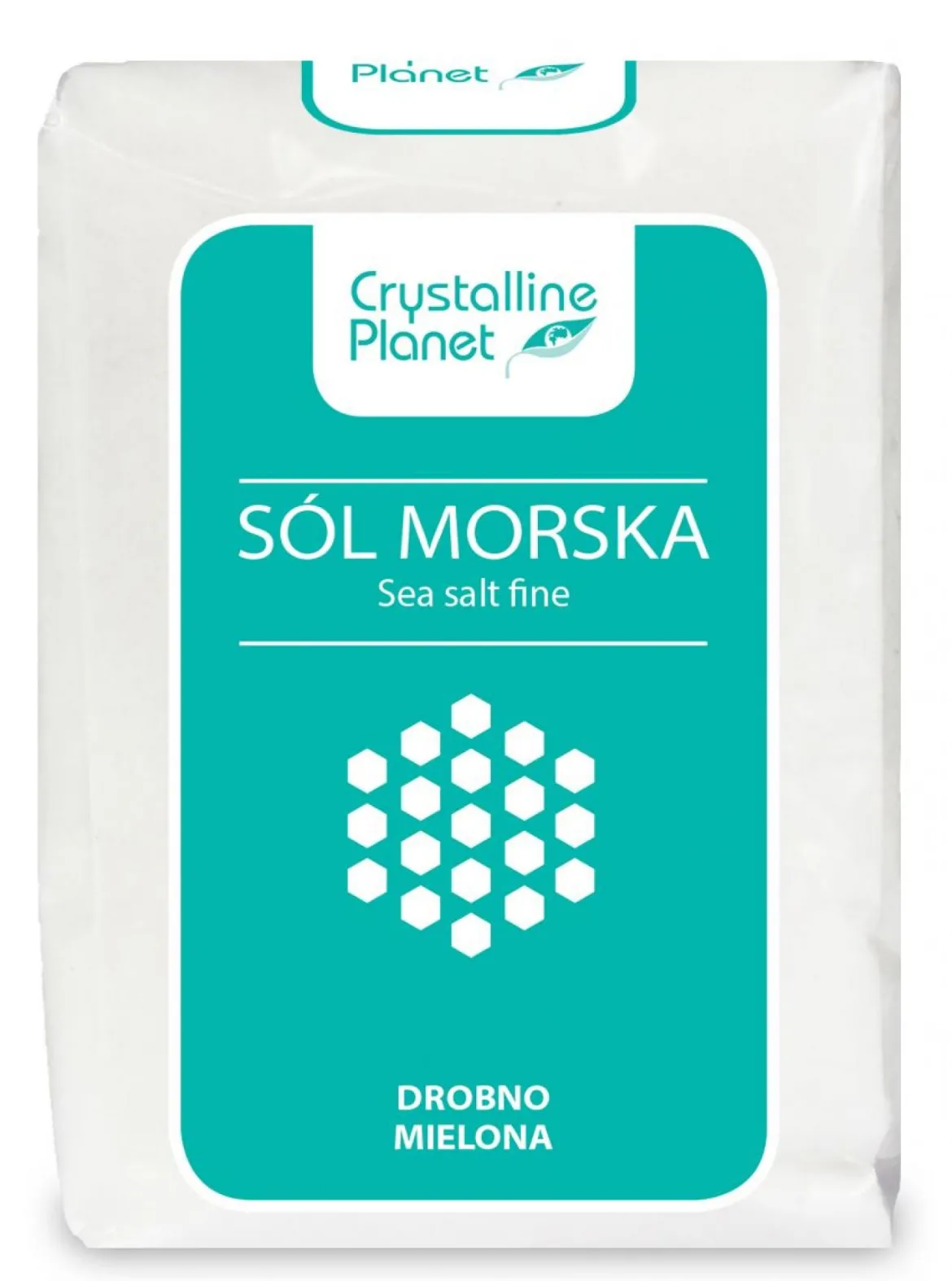 Sól Morska Drobno Mielona 600g Crystalline Planet