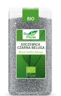 Soczewica Czarna Beluga BIO 400g Bio Planet