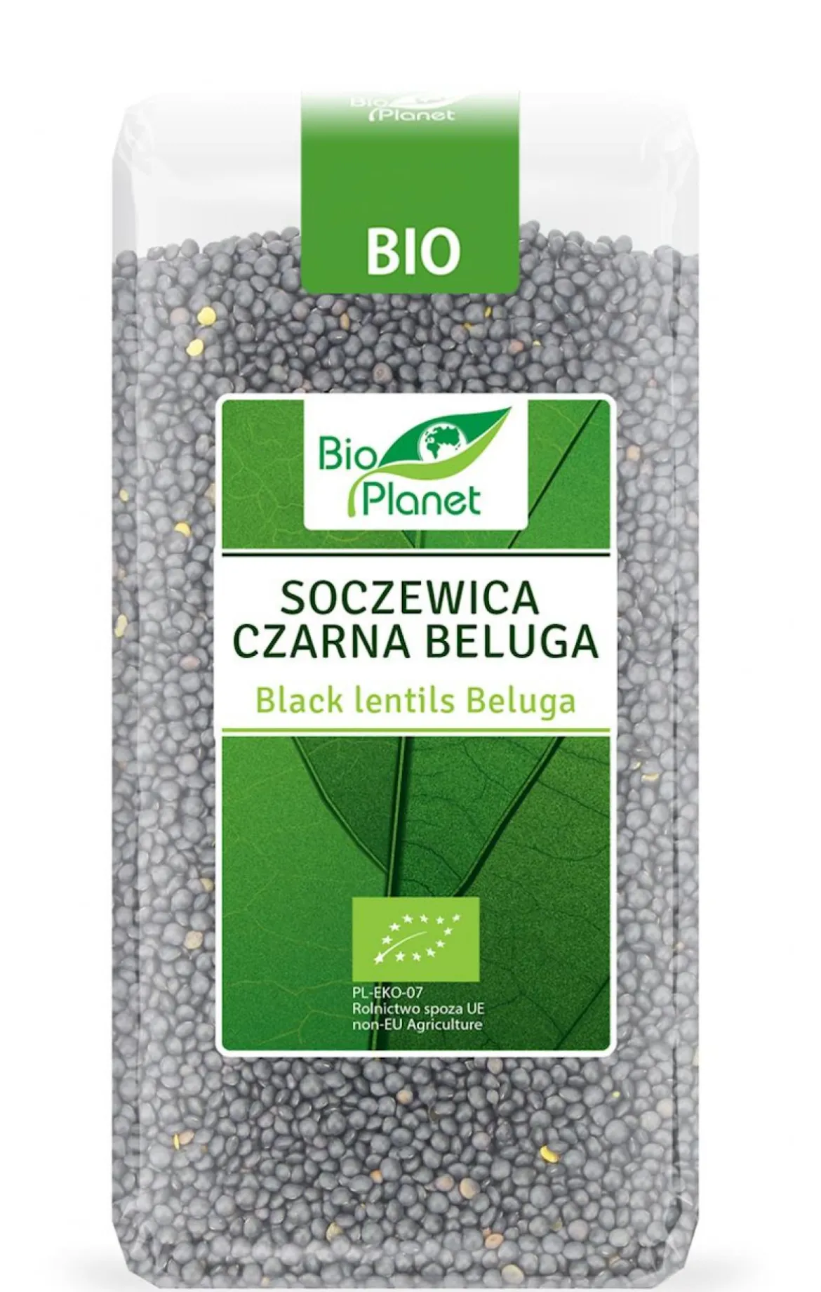 Soczewica Czarna Beluga BIO 400g Bio Planet
