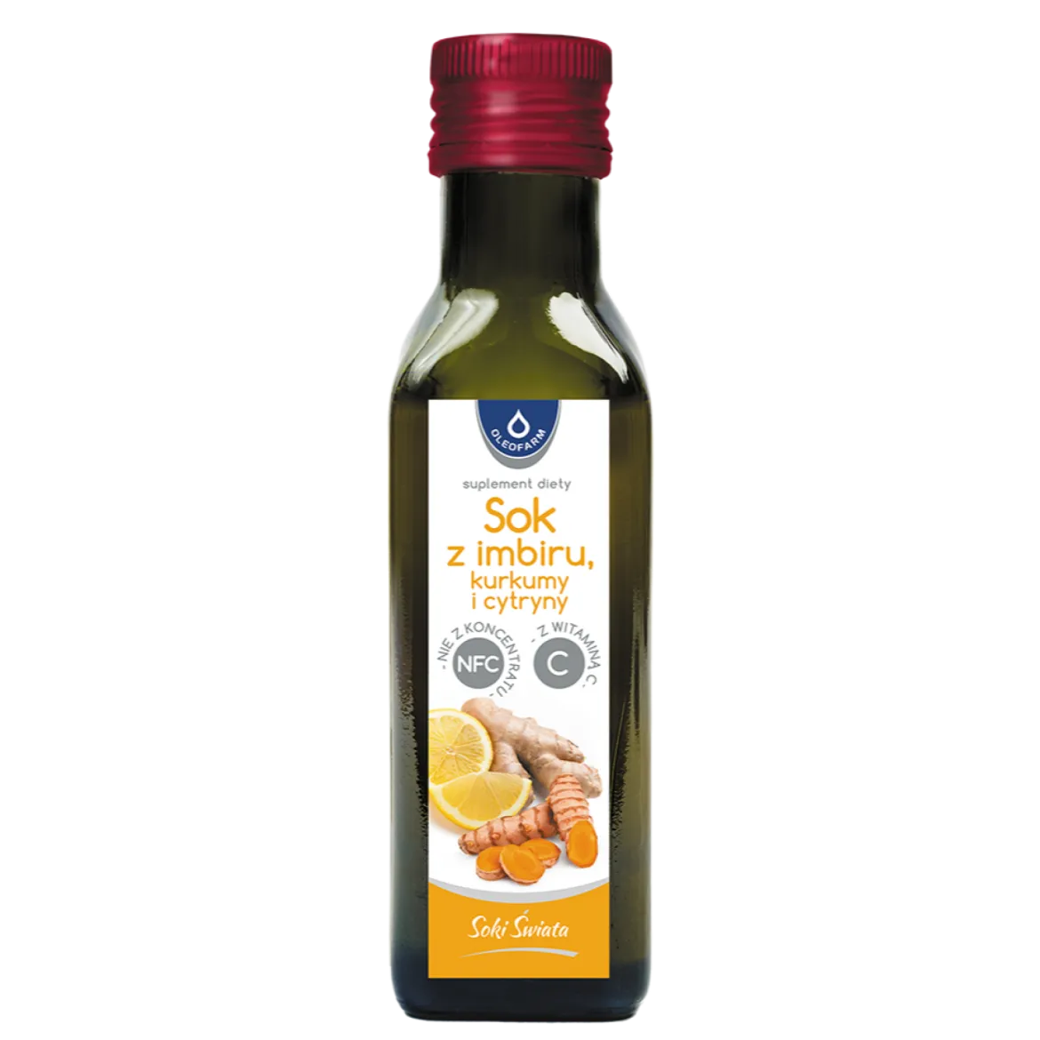 Sok Imbir z kurkumą i cytryną 100ml Oleofarm