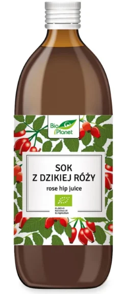 Sok z dzikiej róży BIO 500ml Bio Planet