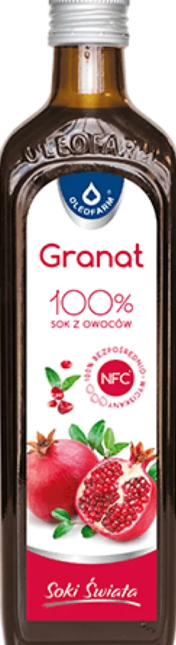 Sok z granatu 100% GranVital 490 ml Oleofarm