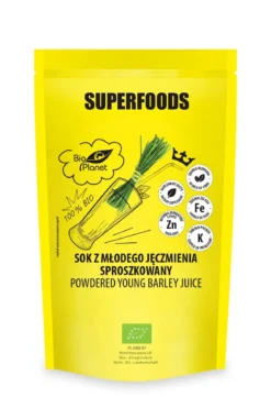 Sok z Młodego Jęczmienia Sproszkowany BIO 150g Bio Planet