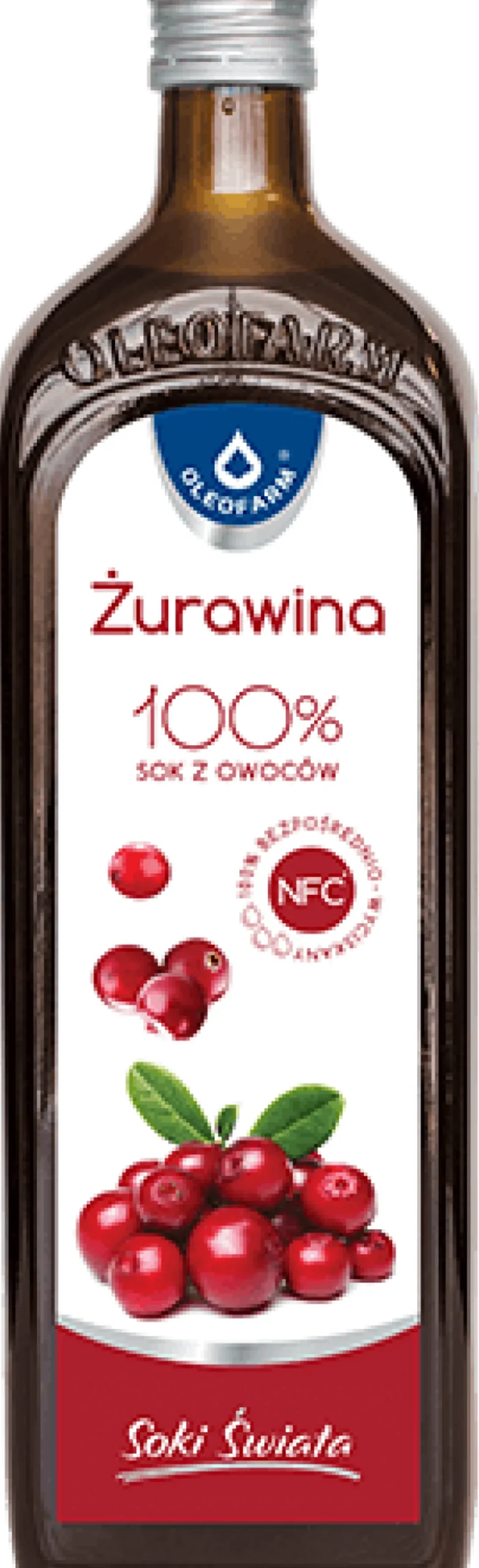 Sok z żurawiny ŻuraVital 490ml Oleofarm