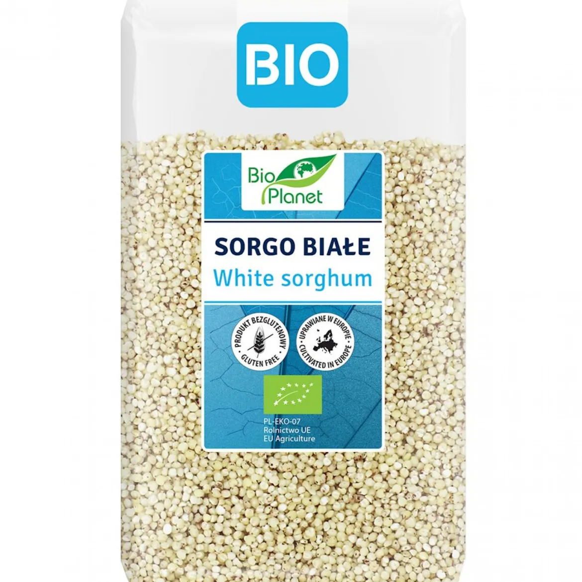 Sorgo Białe Obłuszczone Bezglutenowe BIO 1kg Bio Planet
