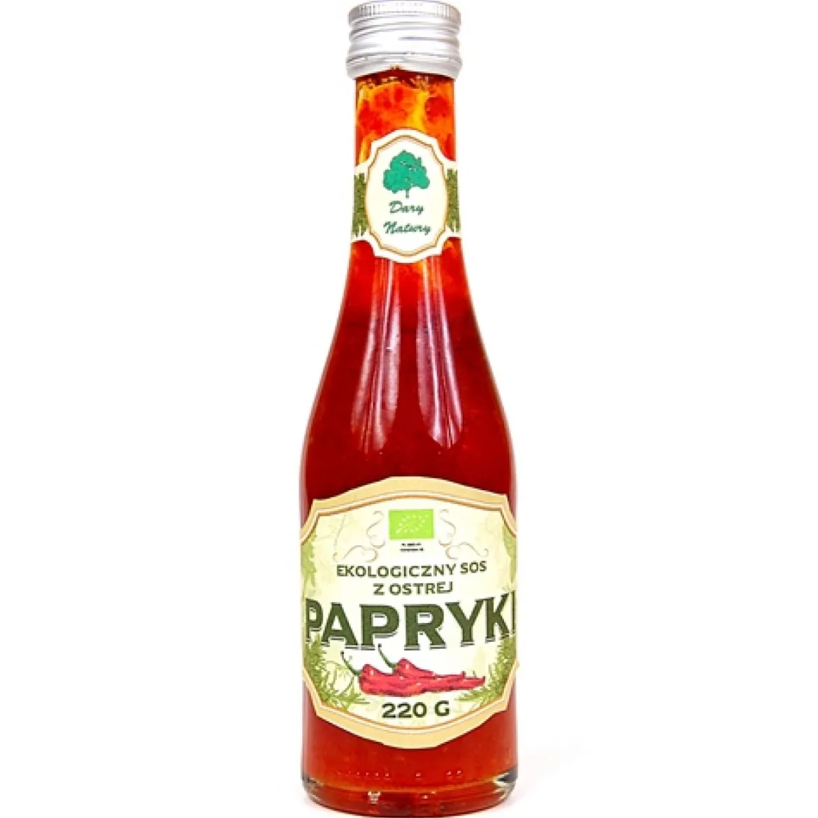 Sos z ostrej papryki chili BIO 220g Dary Natury