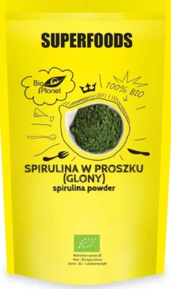 Spirulina w Proszku (Glony) BIO 200g Bio Planet