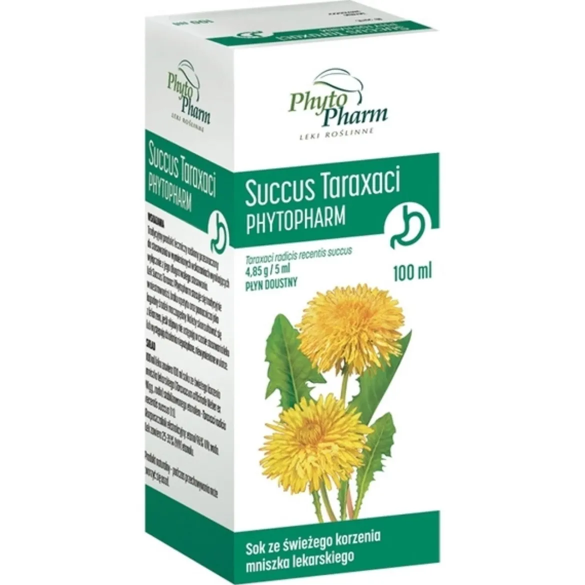 Succus Taraxaci - Sok z mniszka 100g PhytoPharm