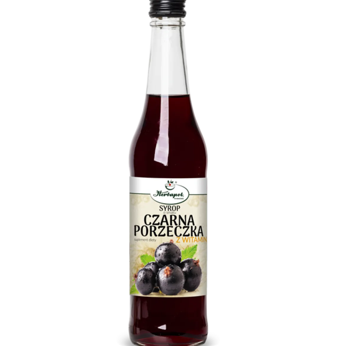 Syrop Czarna Porzeczka z Witaminą C 480ml Herbapol