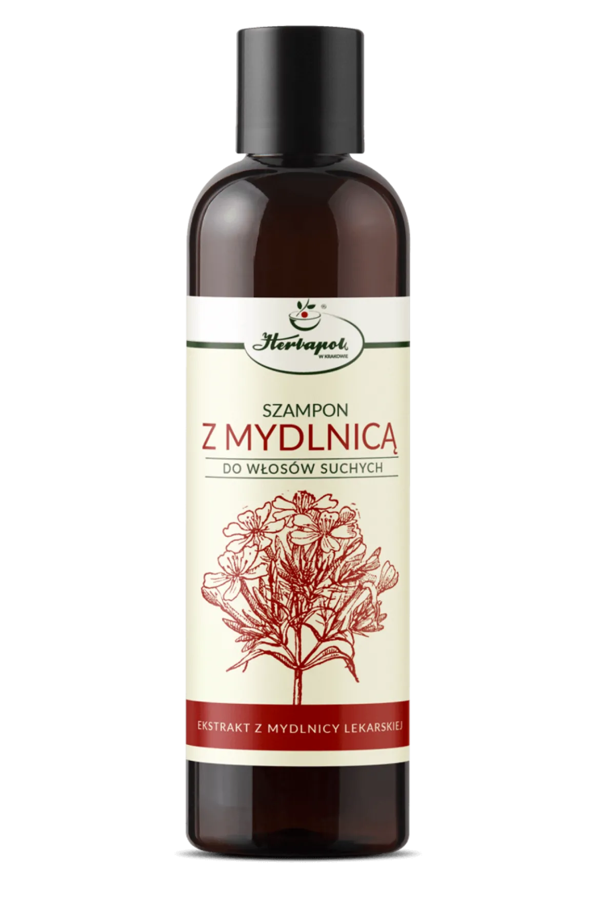 Szampon do włosów suchych z mydlnicą lekarską 250ml Herbapol