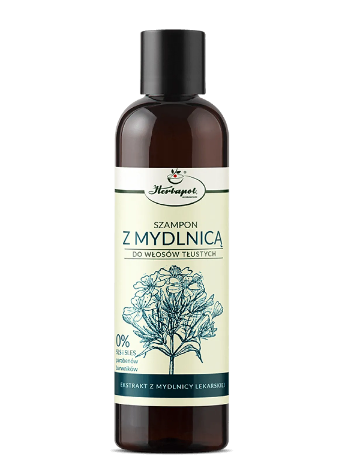 Szampon do włosów tłustych z mydlnicą 250ml Herbapol