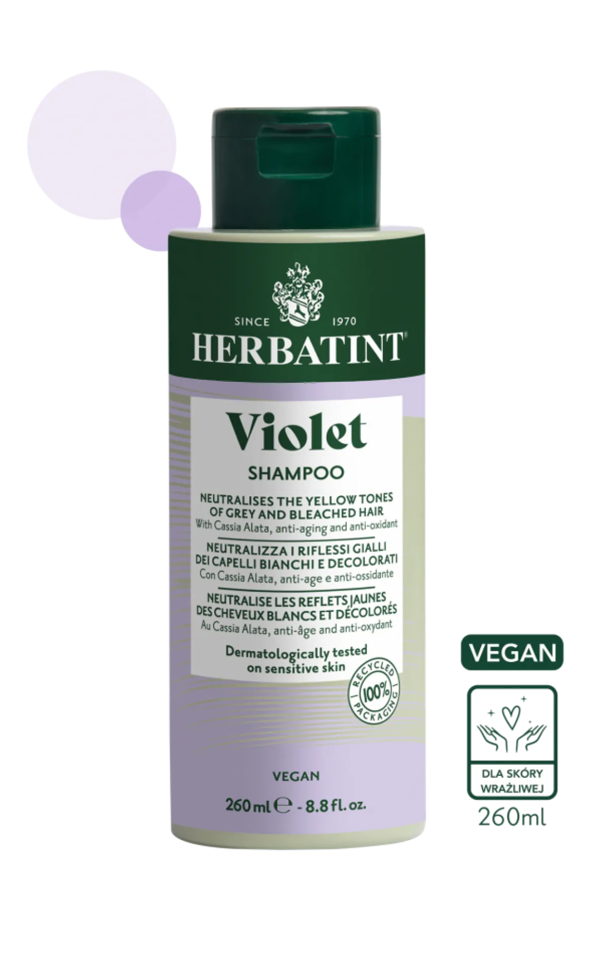 Szampon Fioletowy Violet 260ml Herbatint