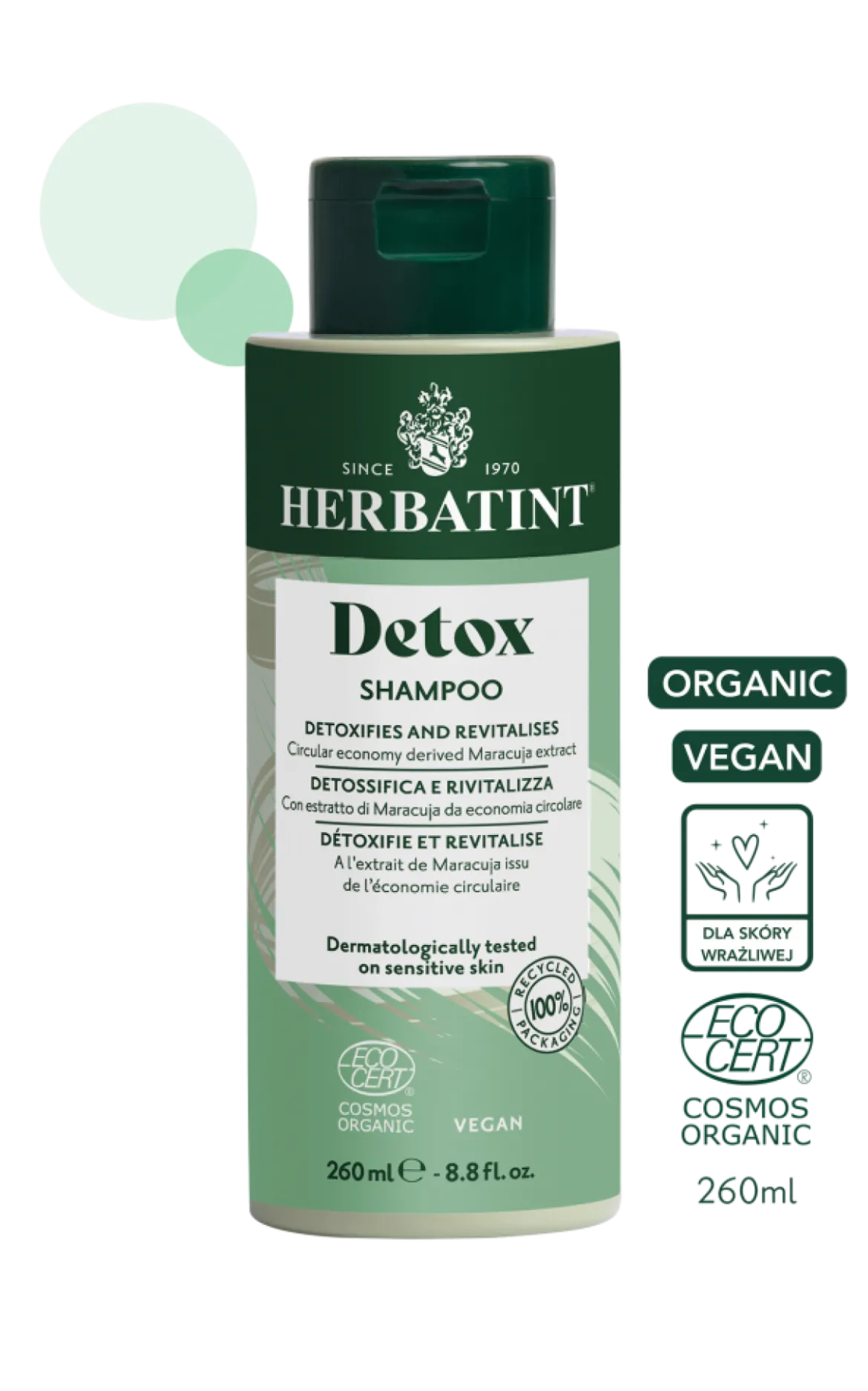 Szampon Oczyszczający Detox 260ml Herbatint