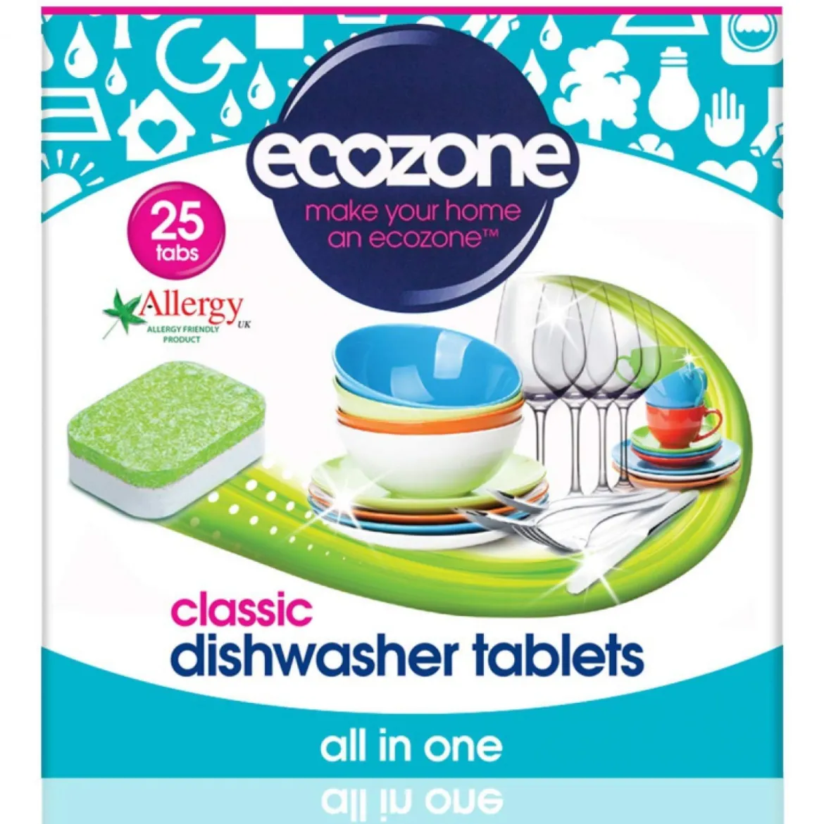 Tabletki do zmywarki Classic all in one 25 sztuk Ecozone
