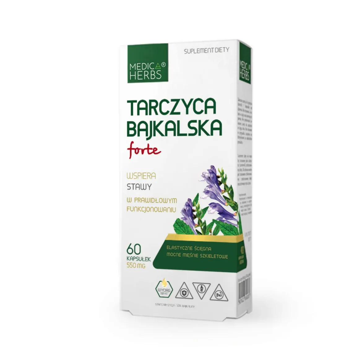 Tarczyca Bajkalska Forte 60kaps. Medica Herbs