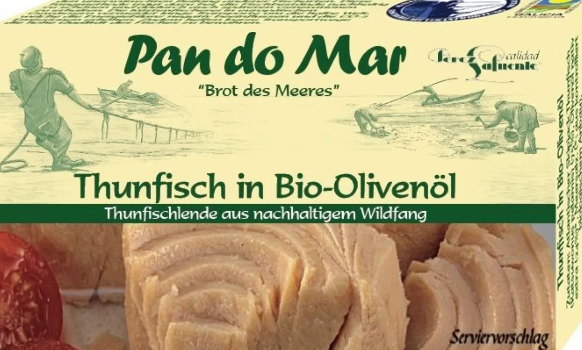 Tuńczyk w BIO oliwie z oliwek 120g Pan do Mar