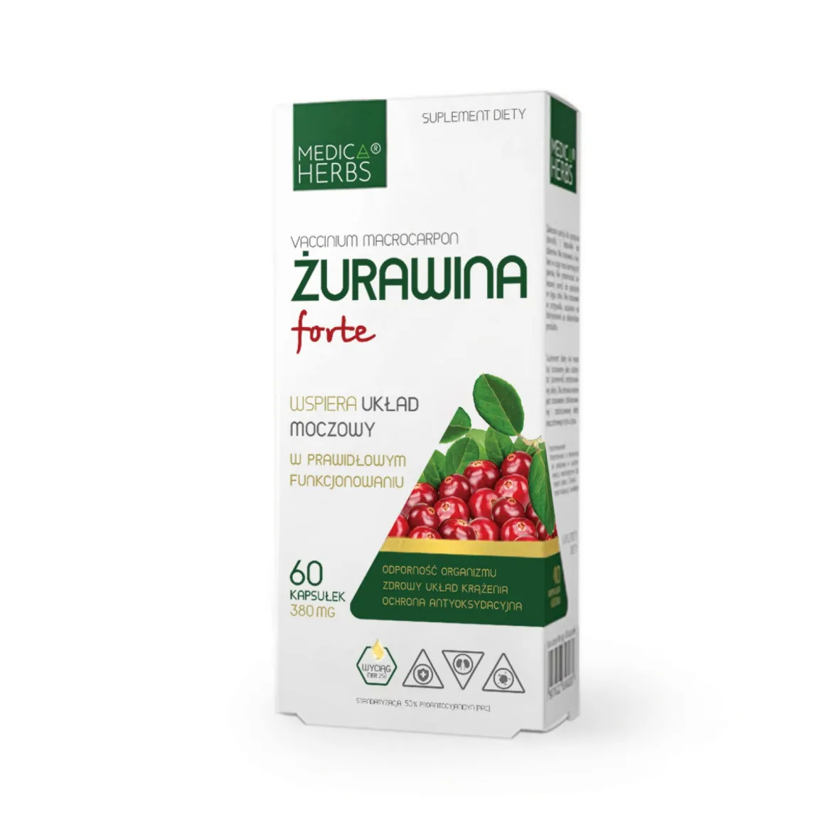 Żurawina Forte 60 kaps. Medica Herbs