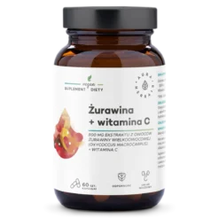 Żurawina 800 mg + Witamina C, kapsułki 60 szt. Aura Herbals