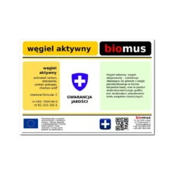 Węgiel aktywny pylisty 100g Biomus