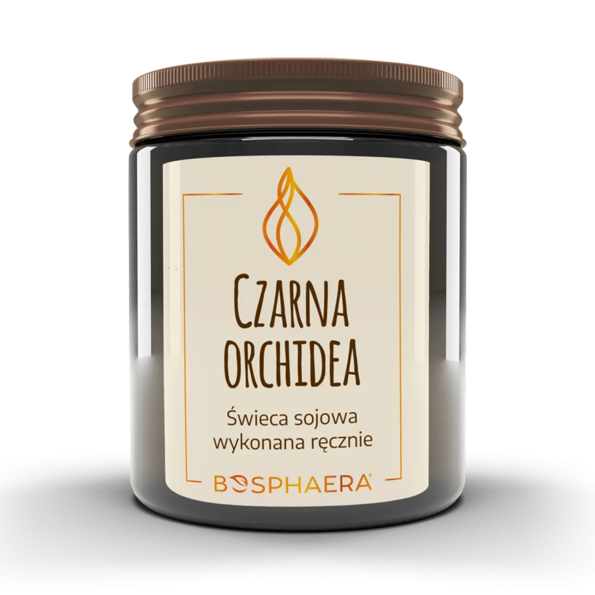 Świeca sojowa Czarna Orchidea 190g Bosphaera