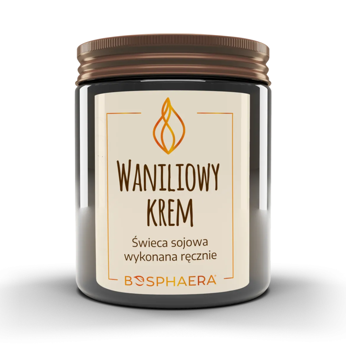 Świeca sojowa Waniliowy Krem 190g Bosphaera