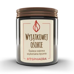 Świeca sojowa Wyjątkowej Osobie 190g Bosphaera