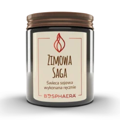 Świeca sojowa Zimowa Saga 190g Bosphaera