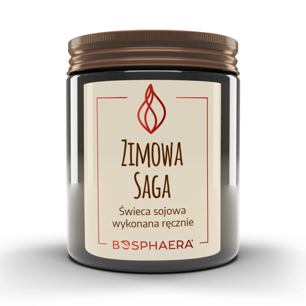 Świeca sojowa Zimowa Saga 190g Bosphaera