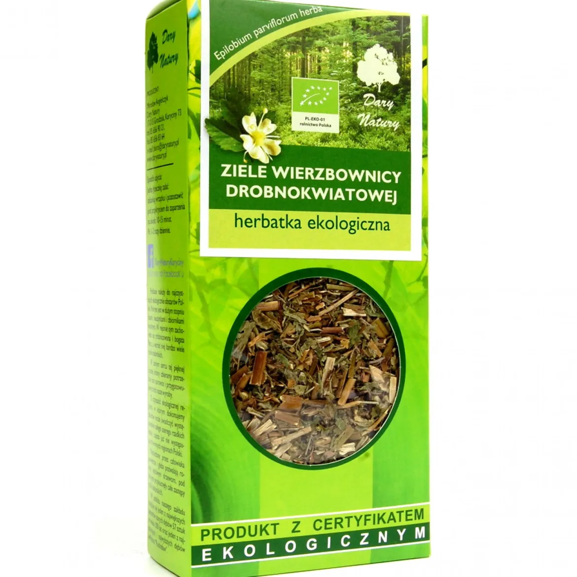 Wierzbownica drobnokwiatowa ziele EKO 50g Dary Natury