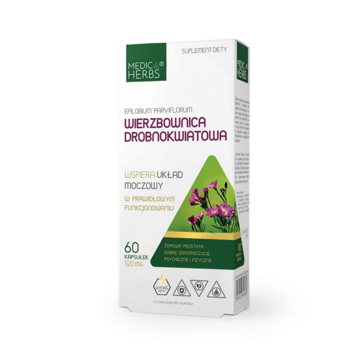 Wierzbownica Drobnokwiatowa 60 kaps. Medica Herbs