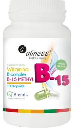 Witamina B complex B-15 Methyl 100kaps Aliness