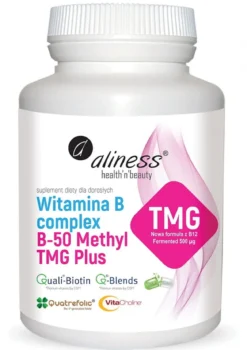 Witamina B Complex B-50 Methyl TMG Plus 100kaps Aliness