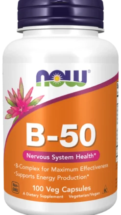 Witamina B-50 100 kapsułek Now Foods