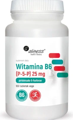Witamina B6 (P5P) 25mg 100tab. Aliness