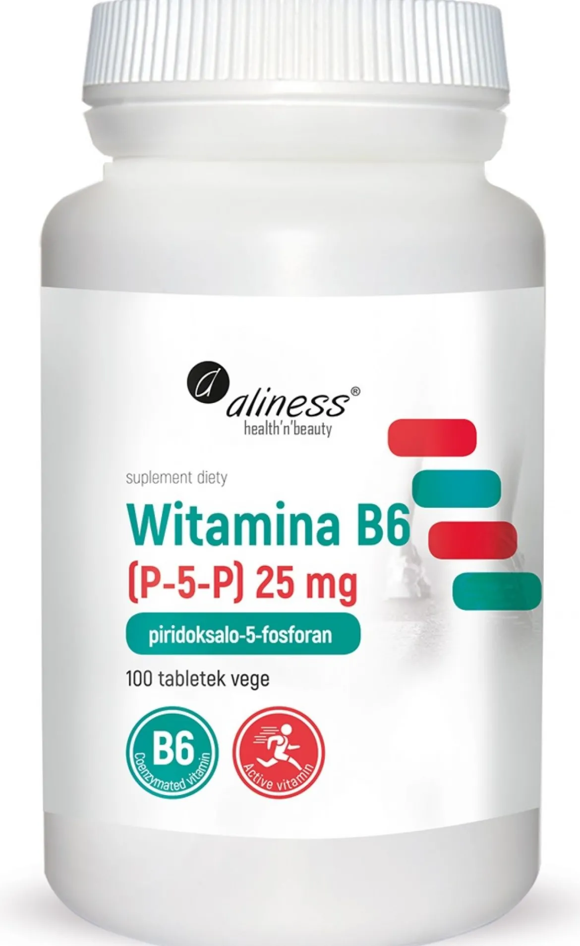 Witamina B6 (P5P) 25mg 100tab. Aliness