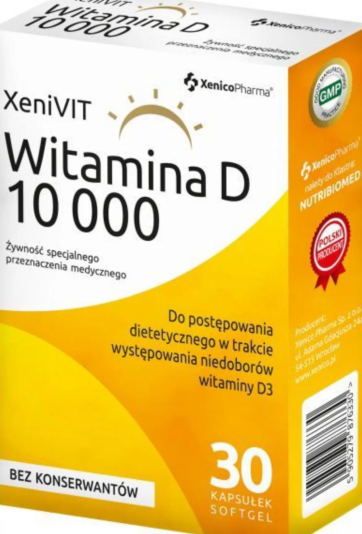 Witamina D 10 000 30kaps. XenicoPharma