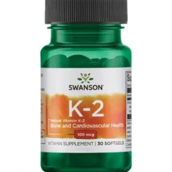 Witamina K2 MK7 naturalna 100mcg 30 kaps. Swanson