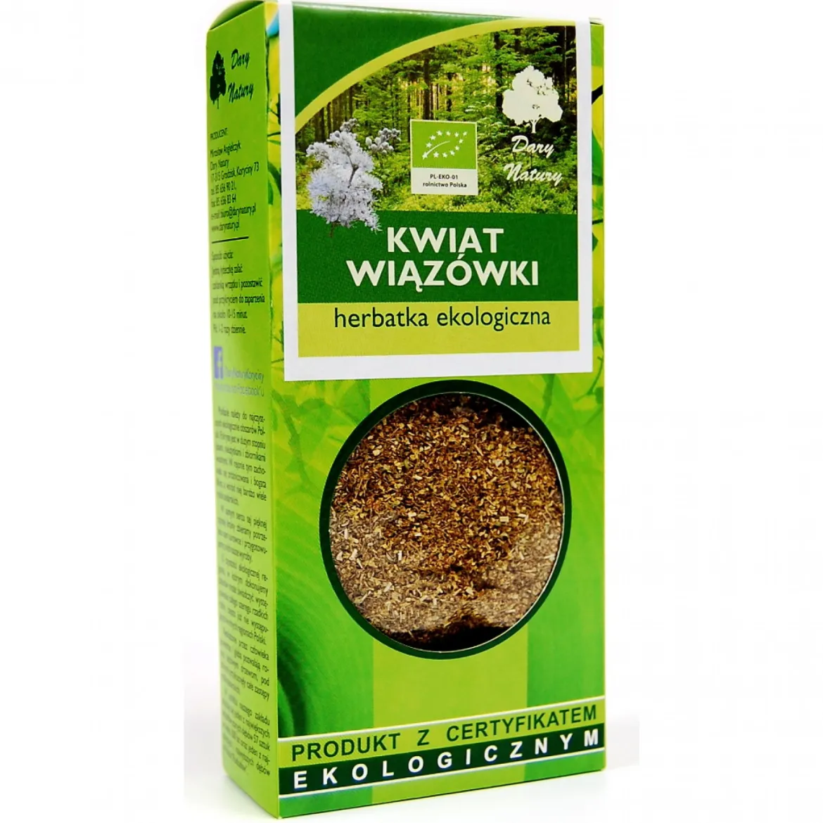 Wiązówka kwiat EKO 25g Dary Natury
