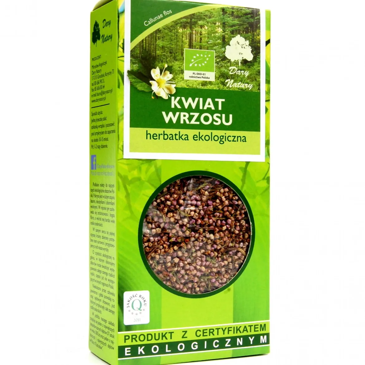 Wrzos kwiat EKO 25g Dary Natury