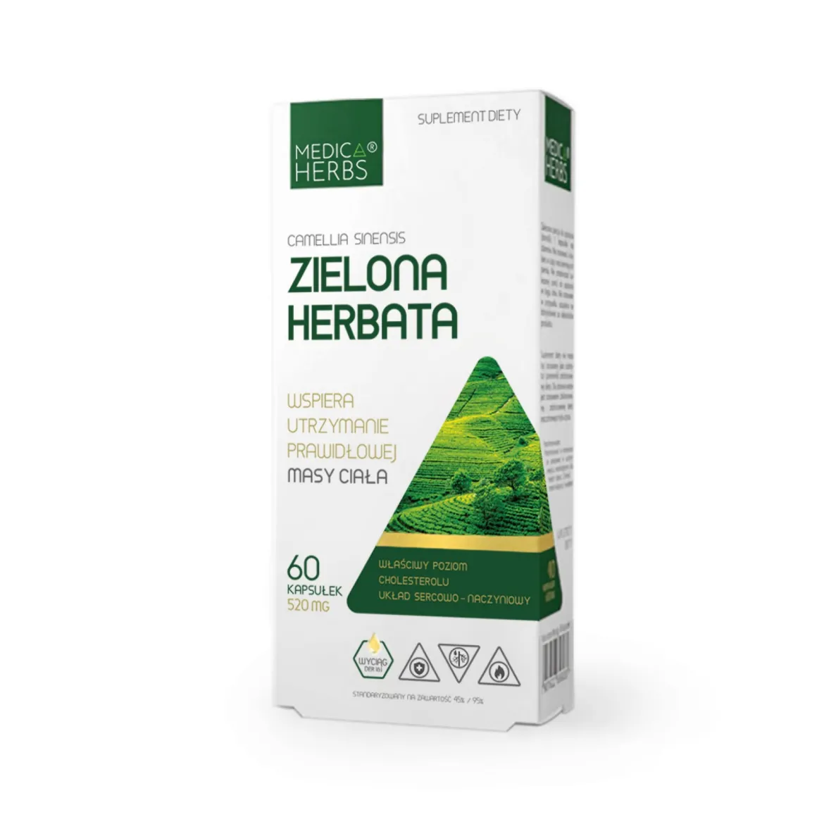 Zielona Herbata 60 kaps. Medica Herbs
