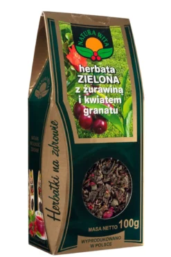 Zielona z żurawiną 100g Natura Wita