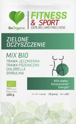 Zielone Oczyszczenie MIX BIO 100g BeOrganic
