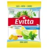 Ziołowe cukierki bez cukru z wit.C o smaku cytryny, limonki i mięty 60g Evitta