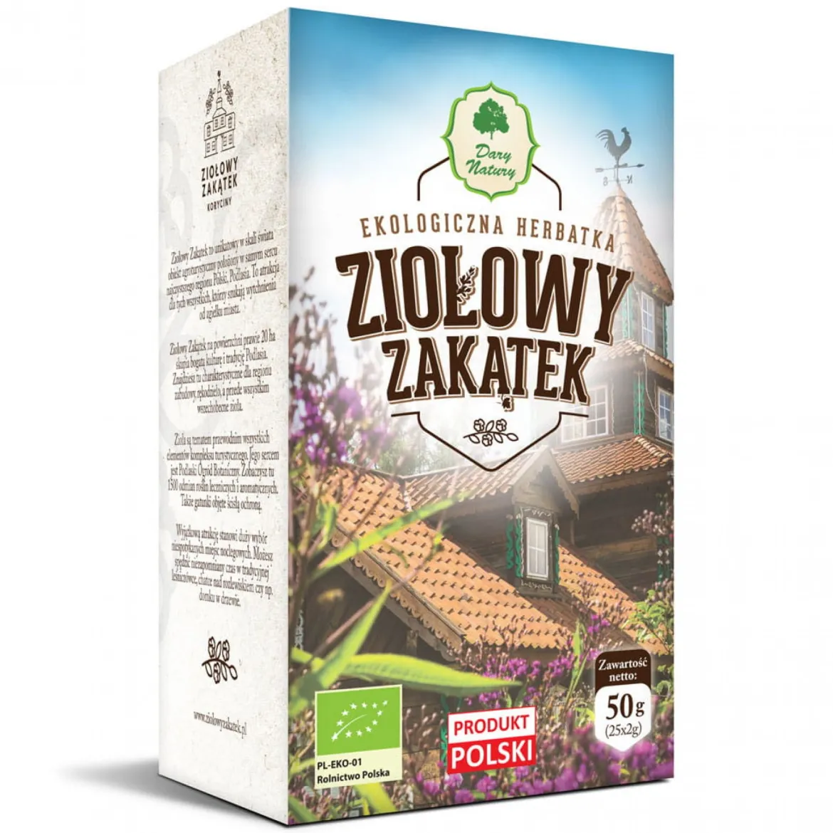 Ziołowy Zakątek EKO 25x2g Dary Natury
